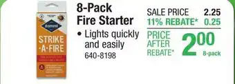 Menards Diamond Strike-A-Fire Fire Starter 8-Pack offer