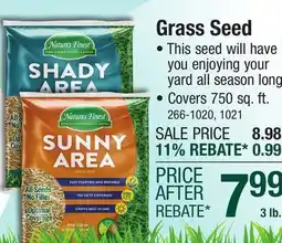 Menards Nature's Finest Shady Area Grass Seed -3 lbs offer