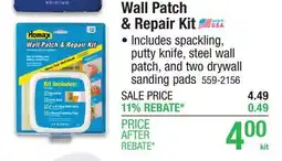 Menards Homax Wall Patch & Repair Kit - 8 oz offer