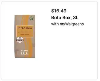 Walgreens Bota Box offer