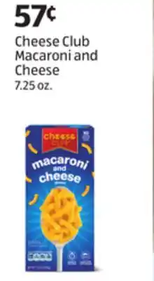 Aldi Cheese Club Macaroni and Cheese offer