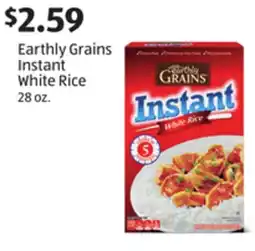 Aldi Earthly Grains Instant White Rice offer