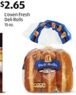 Aldi L'oven Fresh Deli Rolls offer