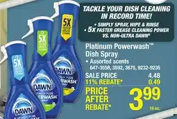 Menards Dawn Platinum Powerwash Summer Watermelon Dish Spray - 16 oz offer