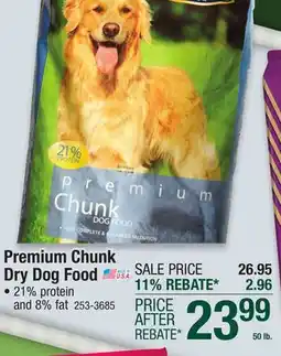 Menards Country Squire Premium Chunk Dog Food - 50 lb offer