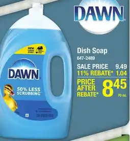 Menards Dawn Original Liquid Dish Soap - 70 oz offer