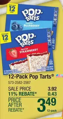 Menards Pop-Tarts Frosted Strawberry Toaster Pastries - 12 Pack offer