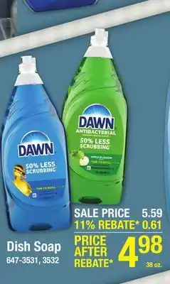 Menards Dawn Ultra Antibacterial Apple Blossom Liquid Hand Soap - 38 oz offer