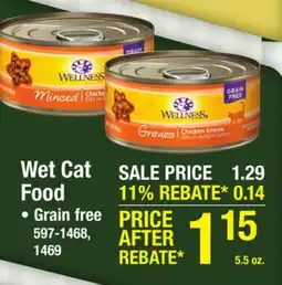 Menards Wellness Complete Health Minced Chicken Wet Cat Food - 5.5 oz offer