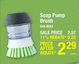 Menards Scotch-Brite Soap Pump Brush offer