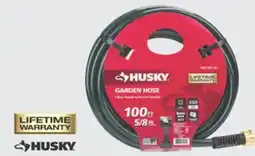 The Home Depot HUSKY 100' Heavy-Duty Hose Brass offer