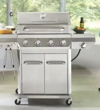 The Home Depot Nexgrill 4-Burner Gas Grill with Side Burner offer