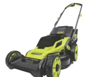 The Home Depot RYOBI HP 18V 16 Cordless Push Mower 4.0Ah Kit offer