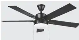 The Home Depot Hampton Bay 52 Corwin LED Indoor/Covered Outdoor Ceiling Fan offer