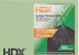 The Home Depot HDX EXCLUSIVE 50- Count 39-Gallon Flexpro Outdoor & Yard Bags offer