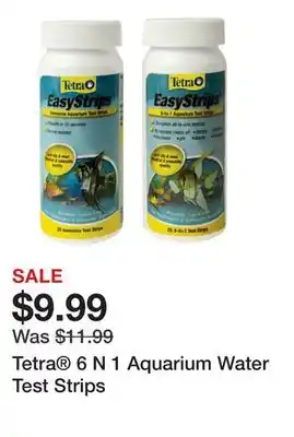 Petsmart Tetra 6 N 1 Aquarium Water Test Strips offer