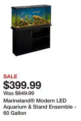 Petsmart Marineland Modern LED Aquarium & Stand Ensemble - 60 Gallon offer