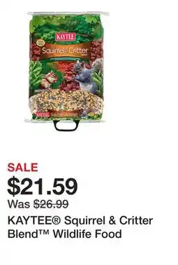 Petsmart KAYTEE Squirrel & Critter Blend Wildlife Food offer