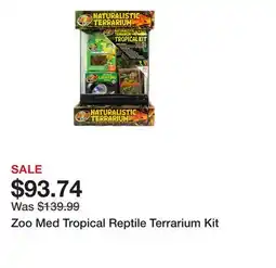 Petsmart Zoo Med Tropical Reptile Terrarium Kit offer