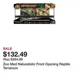 Petsmart Zoo Med Naturalistic Front Opening Reptile Terrarium offer