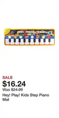 Kohl's Hey! Play! Kids Step Piano Mat offer