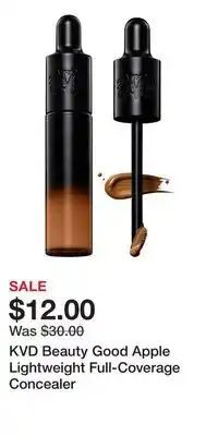 Kohl's KVD Beauty Good Apple Lightweight Full-Coverage Concealer offer