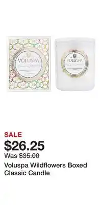 Nordstrom Voluspa Wildflowers Boxed Classic Candle offer