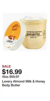 Nordstrom Lovery Almond Milk & Honey Body Butter offer