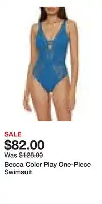 Nordstrom Becca Color Play One-Piece Swimsuit offer