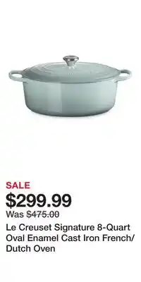 Nordstrom Le Creuset Signature 8-Quart Oval Enamel Cast Iron French/Dutch Oven offer