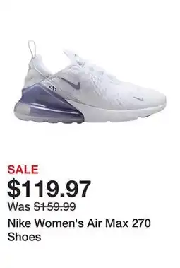 Dick's Sporting Goods Nike Women's Air Max 270 Shoes offer