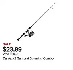 Dick's Sporting Goods Daiwa X2 Samurai Spinning Combo offer