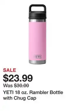 Dick's Sporting Goods YETI 18 oz. Rambler Bottle with Chug Cap offer