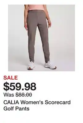 Dick's Sporting Goods CALIA Women's Scorecard Golf Pants offer