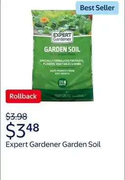 Walmart Expert Gardener Garden Soil for In-Ground Plants offer