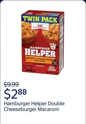 Walmart Hamburger Helper Double Cheeseburger Macaroni offer