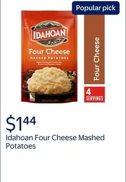 Walmart Idahoan Four Cheese Mashed Potatoes, 4 oz offer