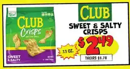 Ollie's CLUB SWEET & SALTY CRISPS offer