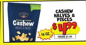 Ollie's CASHEW HALVES & PIECES offer