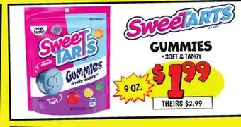 Ollie's SweeTARTS GUMMIES offer