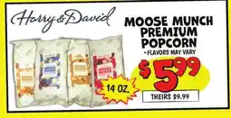 Ollie's Harry & David MOOSE MUNCH PREMIUM POPCORN offer