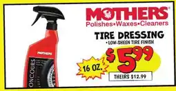 Ollie's MOTHERS TIRE DRESSING offer