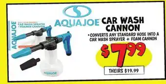 Ollie's CAR WASH CANNON offer