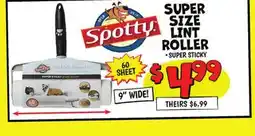 Ollie's SPOTTY SUPER SIZE LINT ROLLER offer