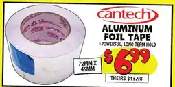 Ollie's CANTECH ALUMINUM FOIL TAPE offer