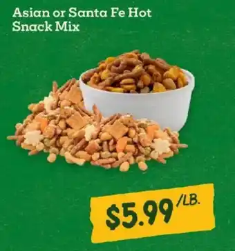 Sprouts Farmers Market Asian or Santa Fe Hot Snack Mix offer