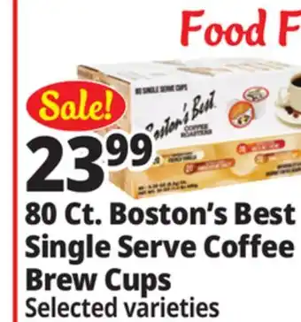 Ocean State Job Lot 80 Ct. Boston's Best Single Serve Coffee Brew Cups offer