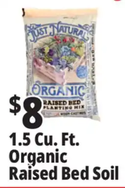 Ocean State Job Lot Just Naturals Organic Raised Bed Planting Mix 1.5 cu ft offer