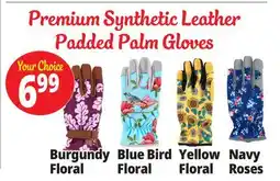 Ocean State Job Lot Premium Synthetic Leather Padded Palm Gloves offer