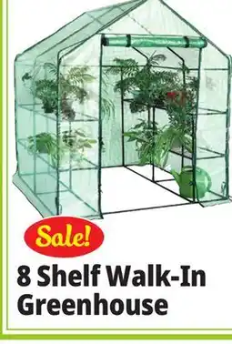 Ocean State Job Lot Tiller & Rowe 8-Shelf Walk-In Greenhouse offer